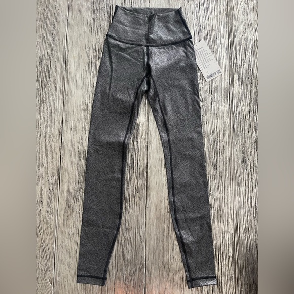 (NWT) Lululemon Wunder Under HR Tight *Foil - Picture 7 of 7